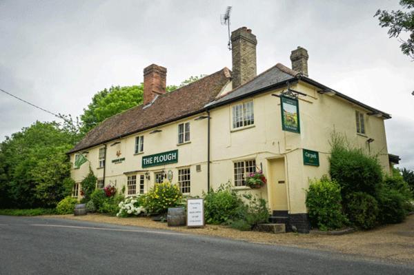 Hotel The Plough Great Chesterford Exterior foto